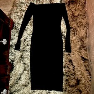 Long sleeve off shoulder dress size Small
